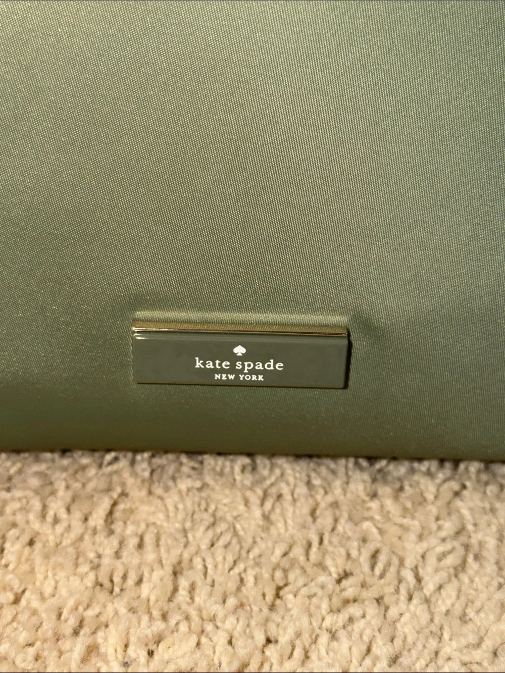 kate spade Sage Green Nylon Shoulder Tote